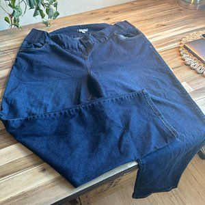 Dark Wash Pull on Jeggings